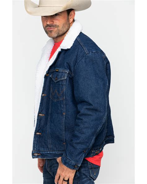 Sherpa lined denim jacket + FREE SHIPPING .